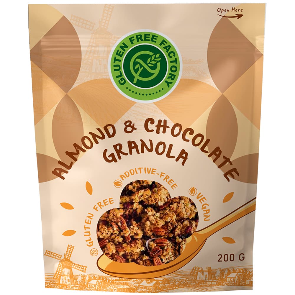 GLUTENSİZ FABRİKA KARA B. GRANOLA BADEMLİ ÇİK.