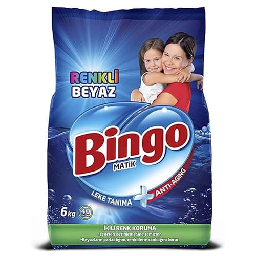 BINGO MATIK TOZ DETERJAN RENKLİLER VE BEYAZLAR
