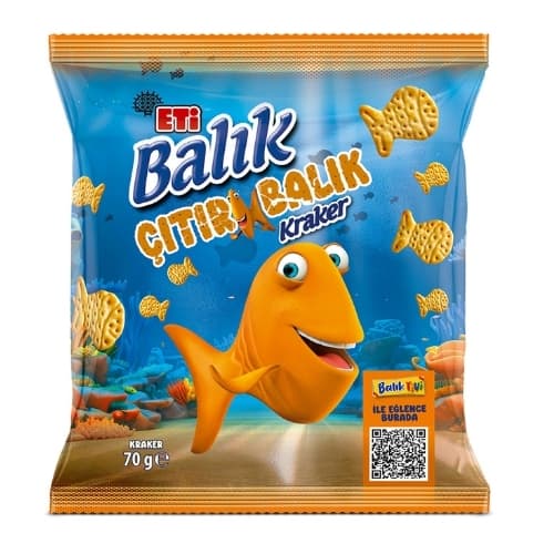 ETİ ÇITIR BALIK KRAKER 70 G