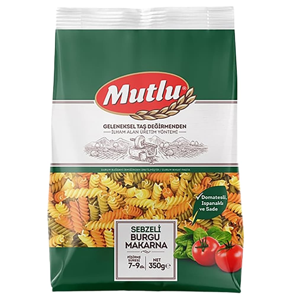 MUTLU SEBZELİ BURGU MAKARNA