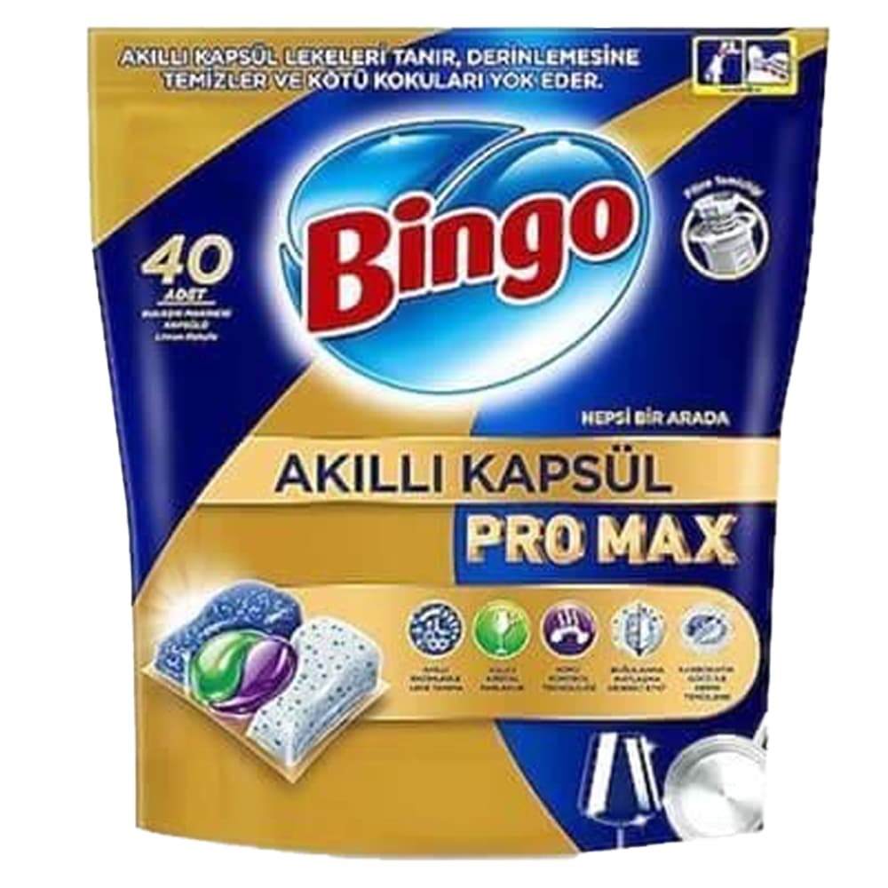 BİNGO AKILLI BULAŞIK KAPSÜL PRO MAX 40 LI